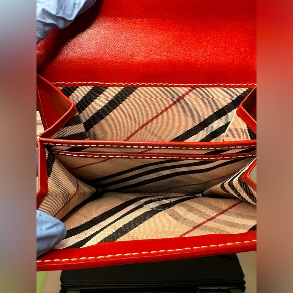Burberry Blue Label red leather wallet - Picture 3 of 16